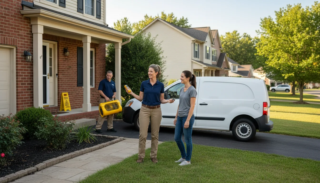 Water restoration image for Fire And Smoke Damage Restoration in Columbia, IA